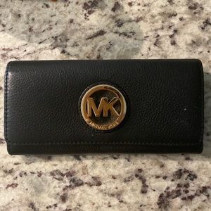 Barely used black Michael Kors wallet